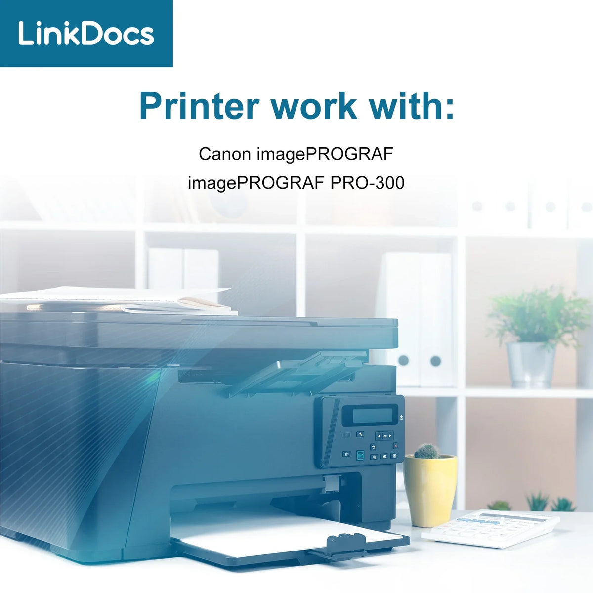 LinkDocs Compatible  -120 Magenta Ink Cartridges (130ml) Replacement for Canon  -120 -120M Work for Canon ImagePROGRAF  -200 -205 -300 -305 and -200 -300 Printer