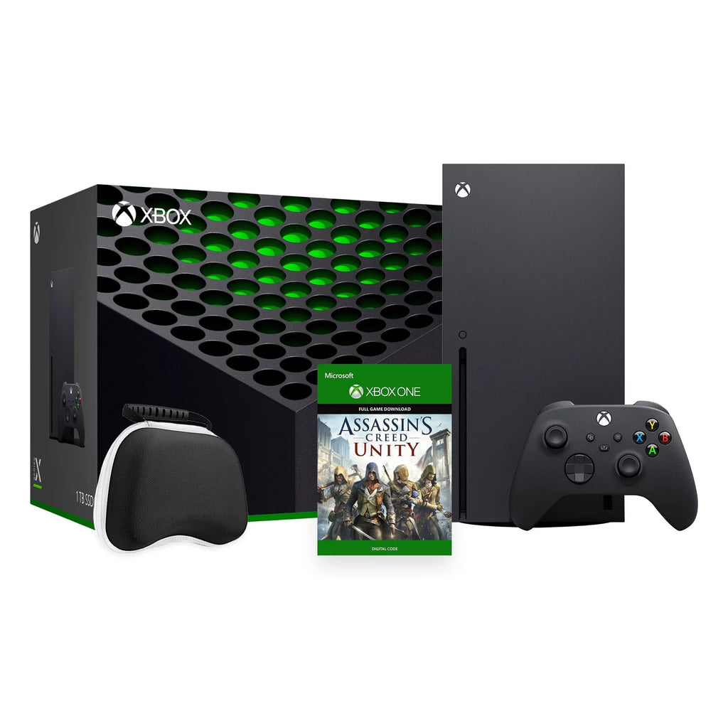 2023 Xbox Series  Bundle - 1TB  Black Flagship Xbox Console and Wireless Controller with Assassin's Creed Unity Full Game