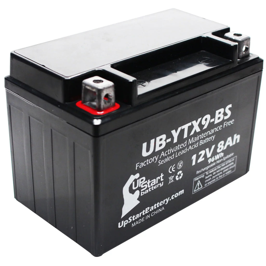 5-Pack UpStart Battery Replacement for 1999 Suzuki - 600CC Factory Activated, Maintenance Free, Motorcycle Battery - 12V, 8Ah, --