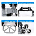 Moving Dolly For Stairs | Heavy Duty Collapsible Trolley With Wheels | Portable Folding Truck For Luggage, Moving, Travel, Shopping, Workplace, Warehouse Distribution