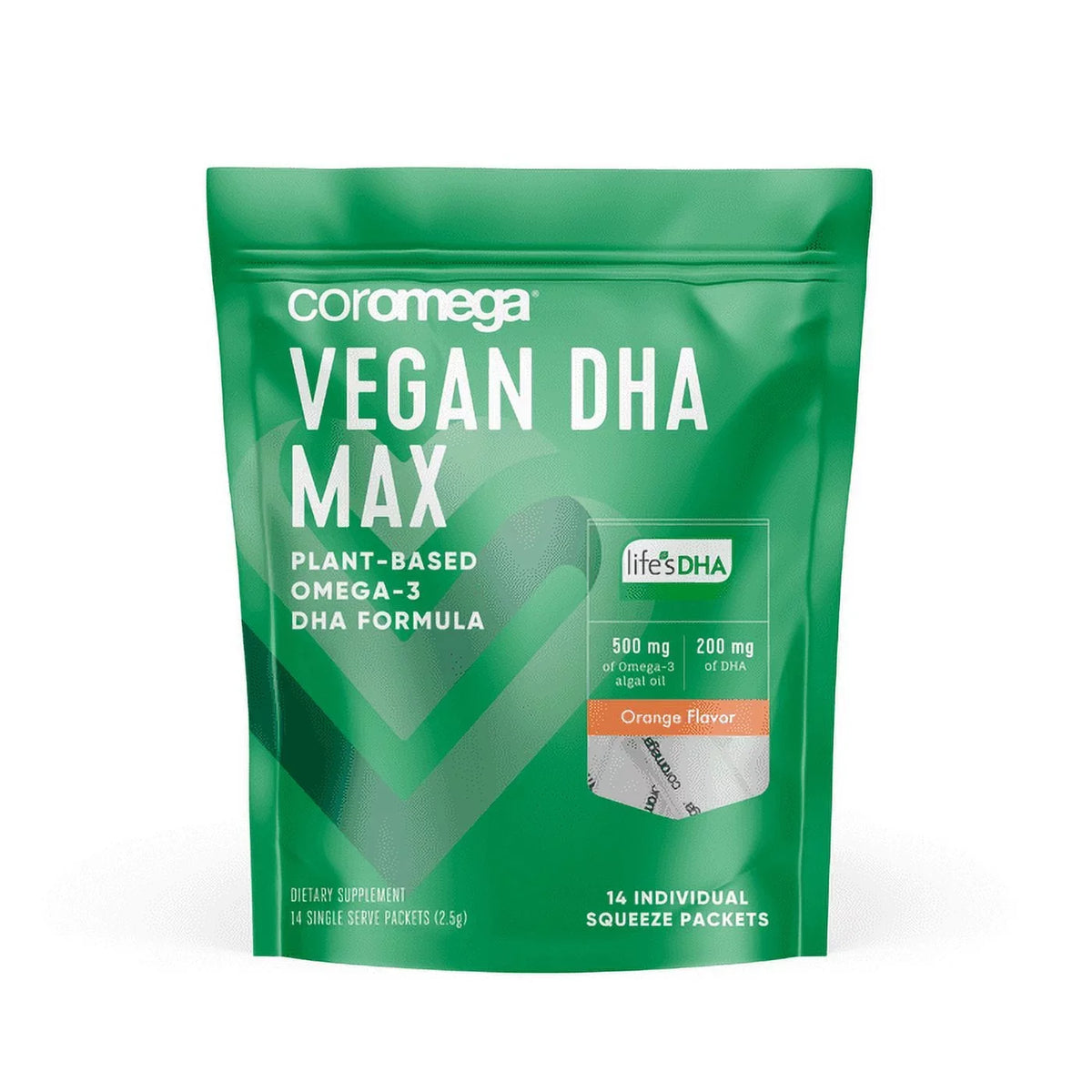 Coromega, Vegan Omega-3, Algal Oil , Orange, 60ct