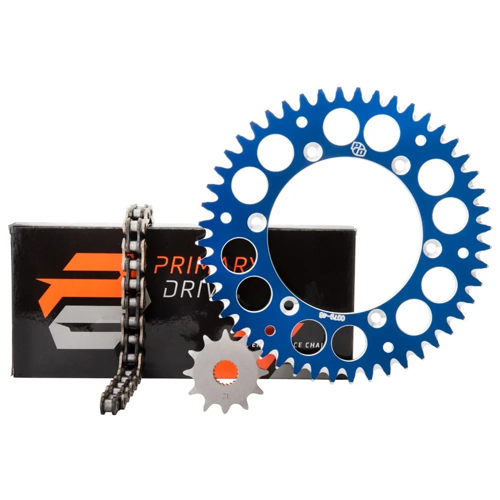 Primary Drive Alloy Kit & -Ring Chain Blue Rear Sprocket For   2020-2022