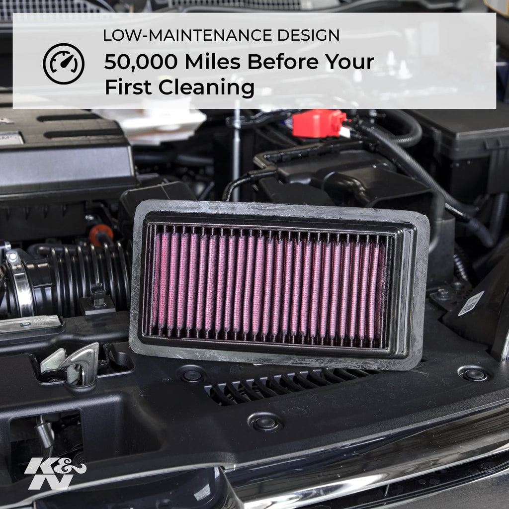 & Engine Air Filter: High Performance, Premium, Washable, Replacement Filter: 2010-2016  -, 33-2459