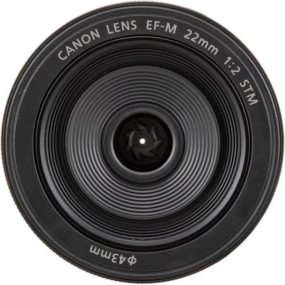 Canon - 22mm f/2  Lens in Black  Compatible with Canon Mirrorless Cameras: Canon  , , , , , ,  Mark , ,  Mark  & More
