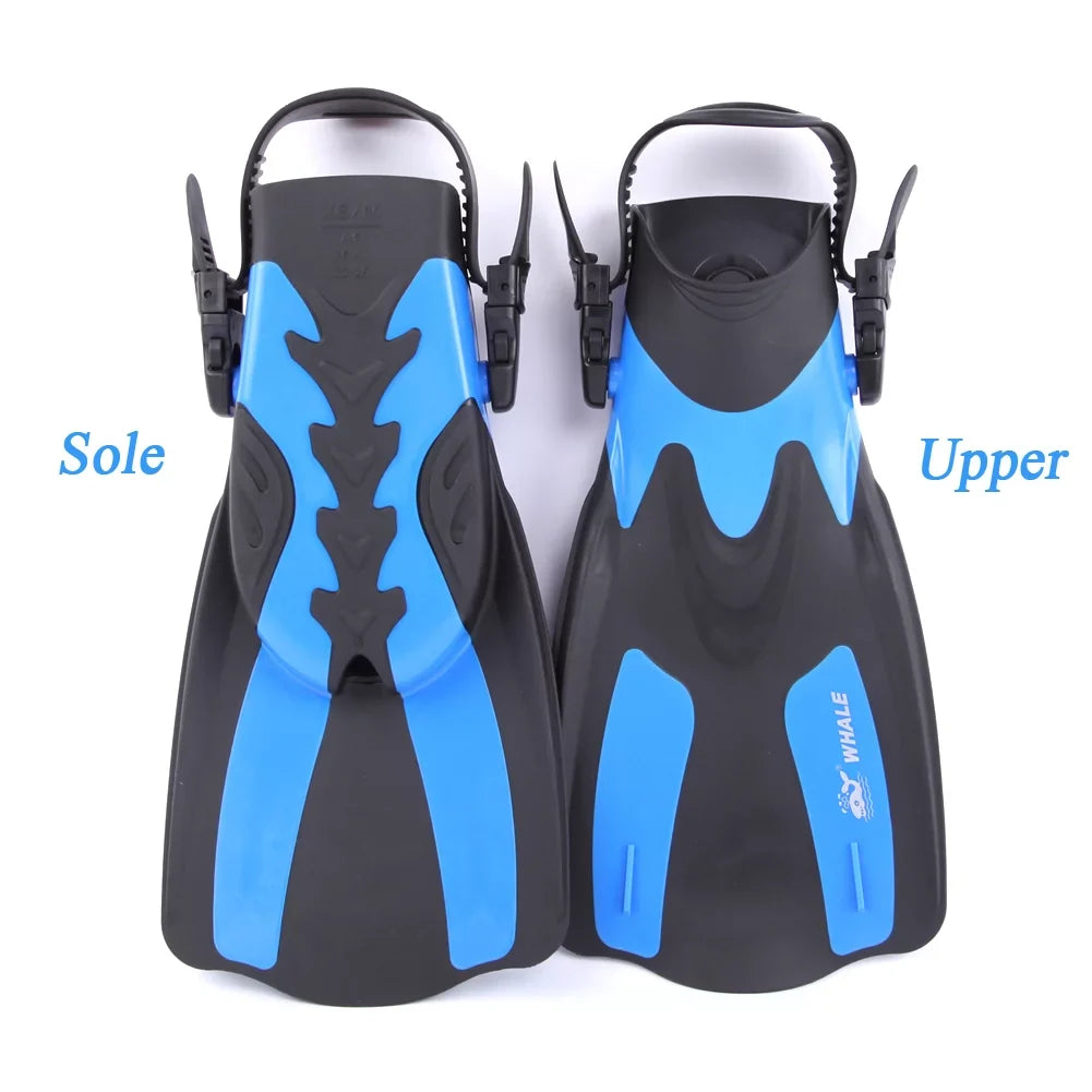 Adjustable Heel Swim Fins Perfect for Snorkeling and Water