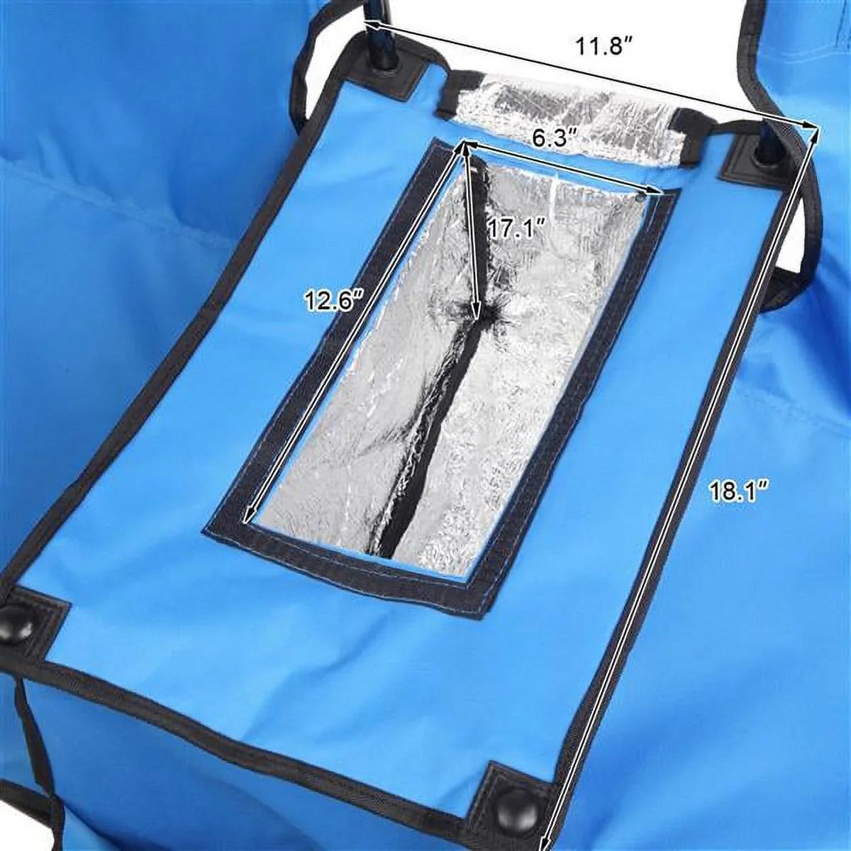 Double Outdoor Folding Beach Chair, High Strength Camping Chair with Mini Table Beverage Holder Carrying Bag, for Beach Patio Pool Park Outdoor Portable Camping Chair, Blue