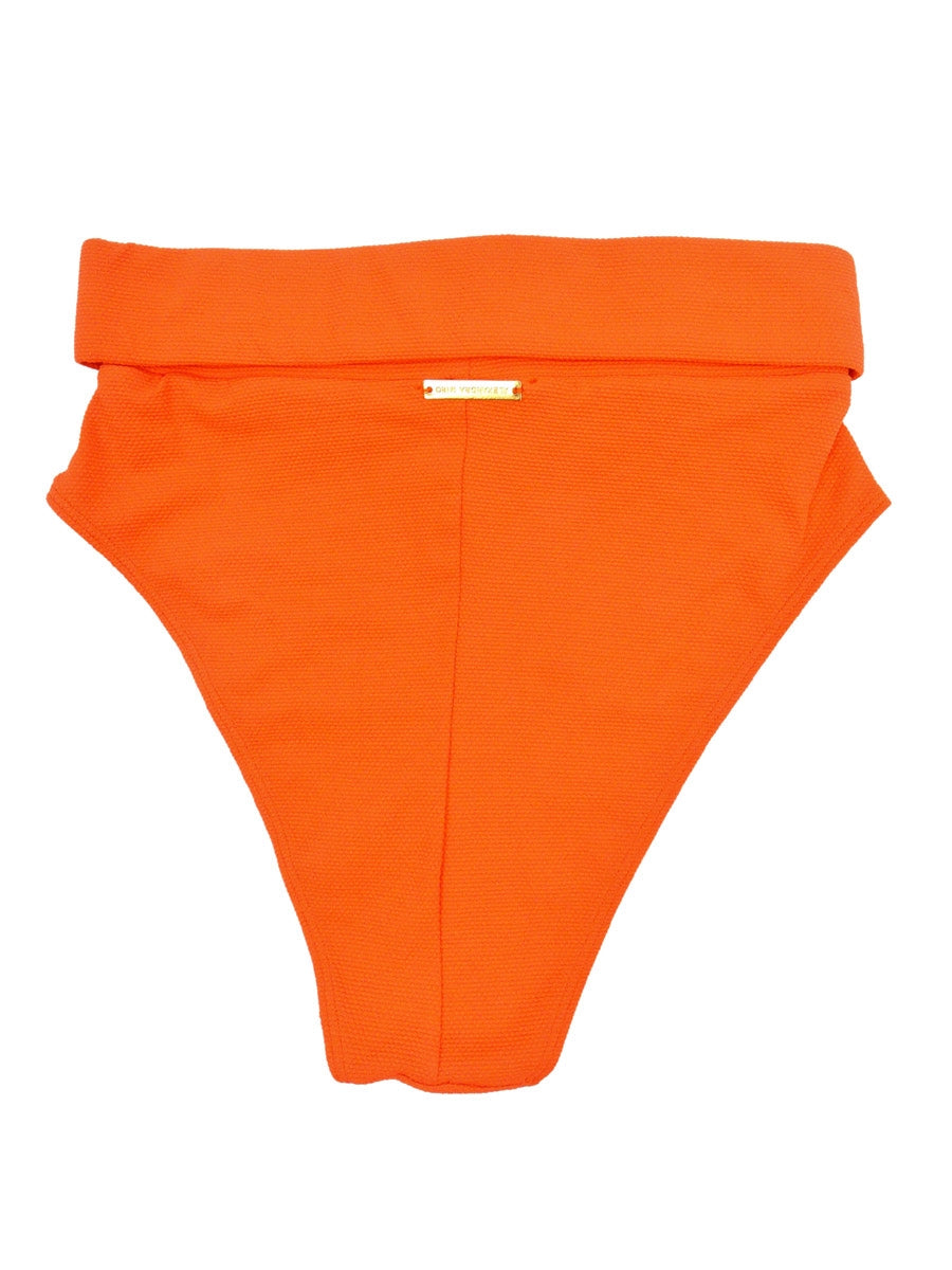 Alexandra Miro Women's Ursula High Waist Bikini Bottom (, Orange)