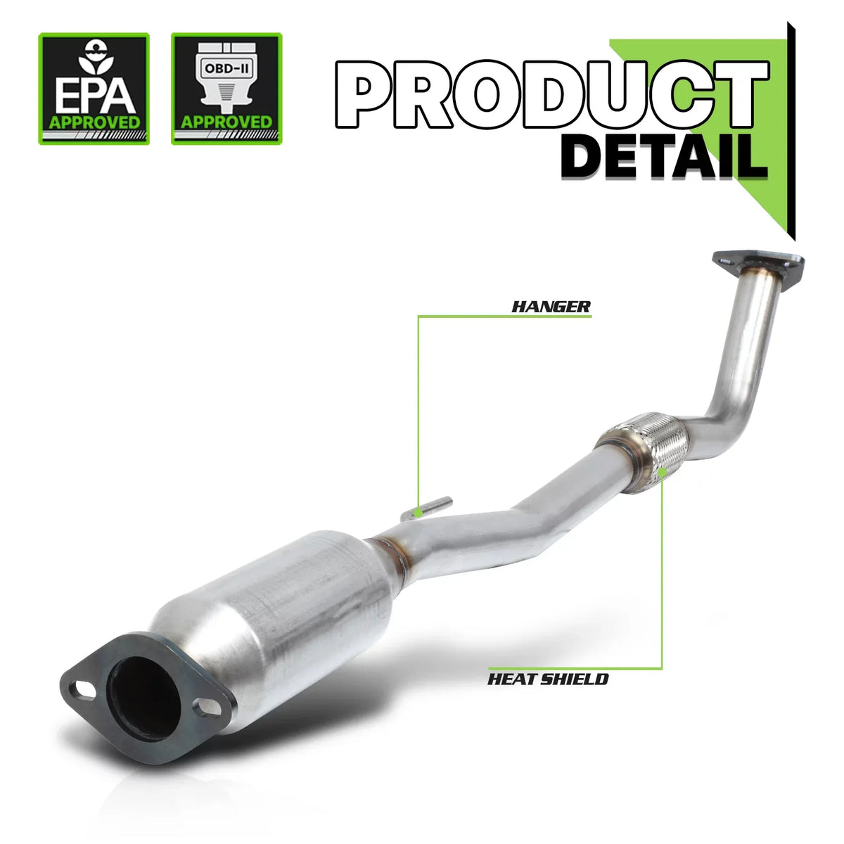 Magshion Catalytic Converter Exhaust Down Pipe For Toyota Camry/Solara 1997 1998 1999 2000 2001 2.2