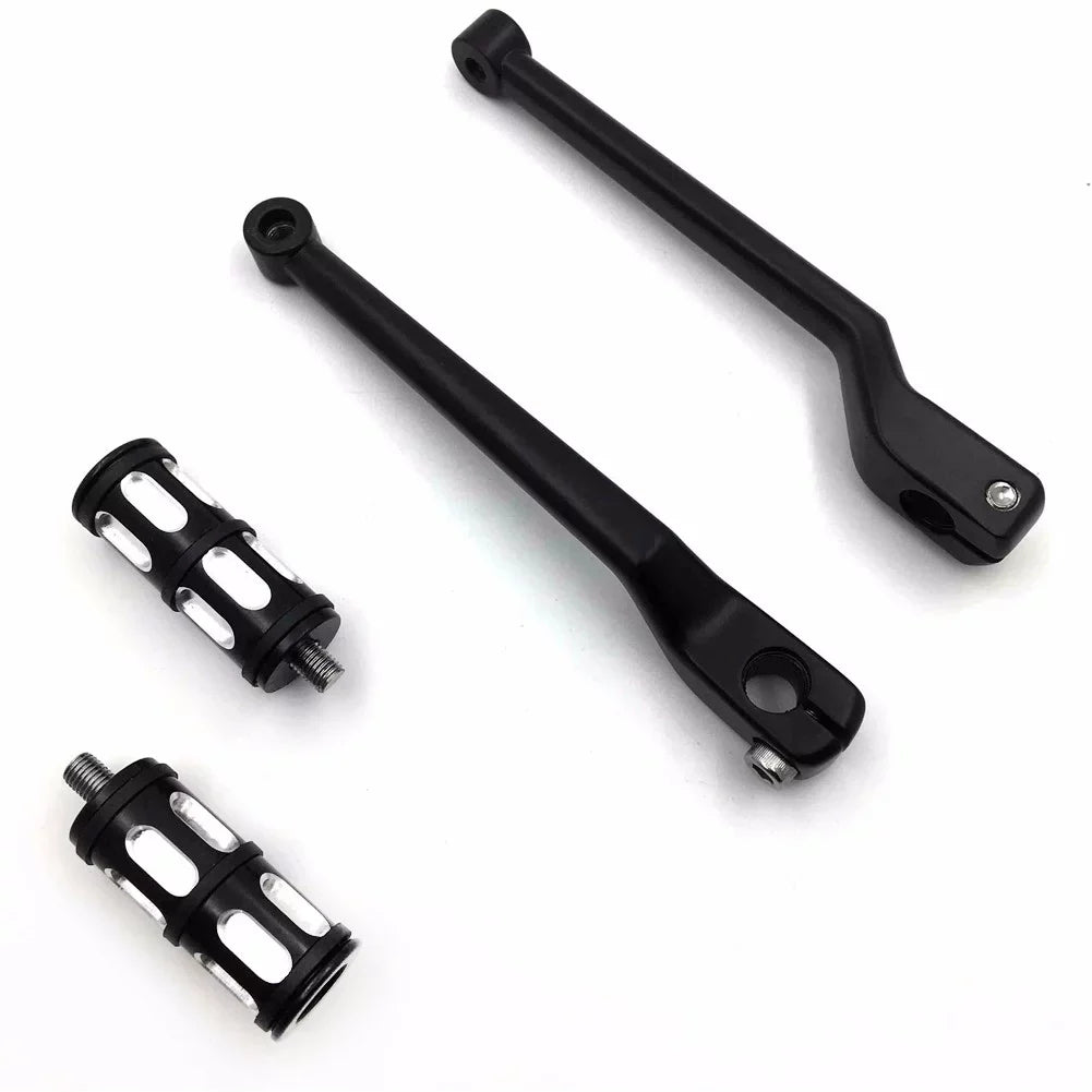 '- Style 011- Motorcycle Black Aluminum Heel Toe Shift Levers/Gear Shift Pedal Levers w/ Shifter Pegs For Harley Davidson Trike 2008 and later