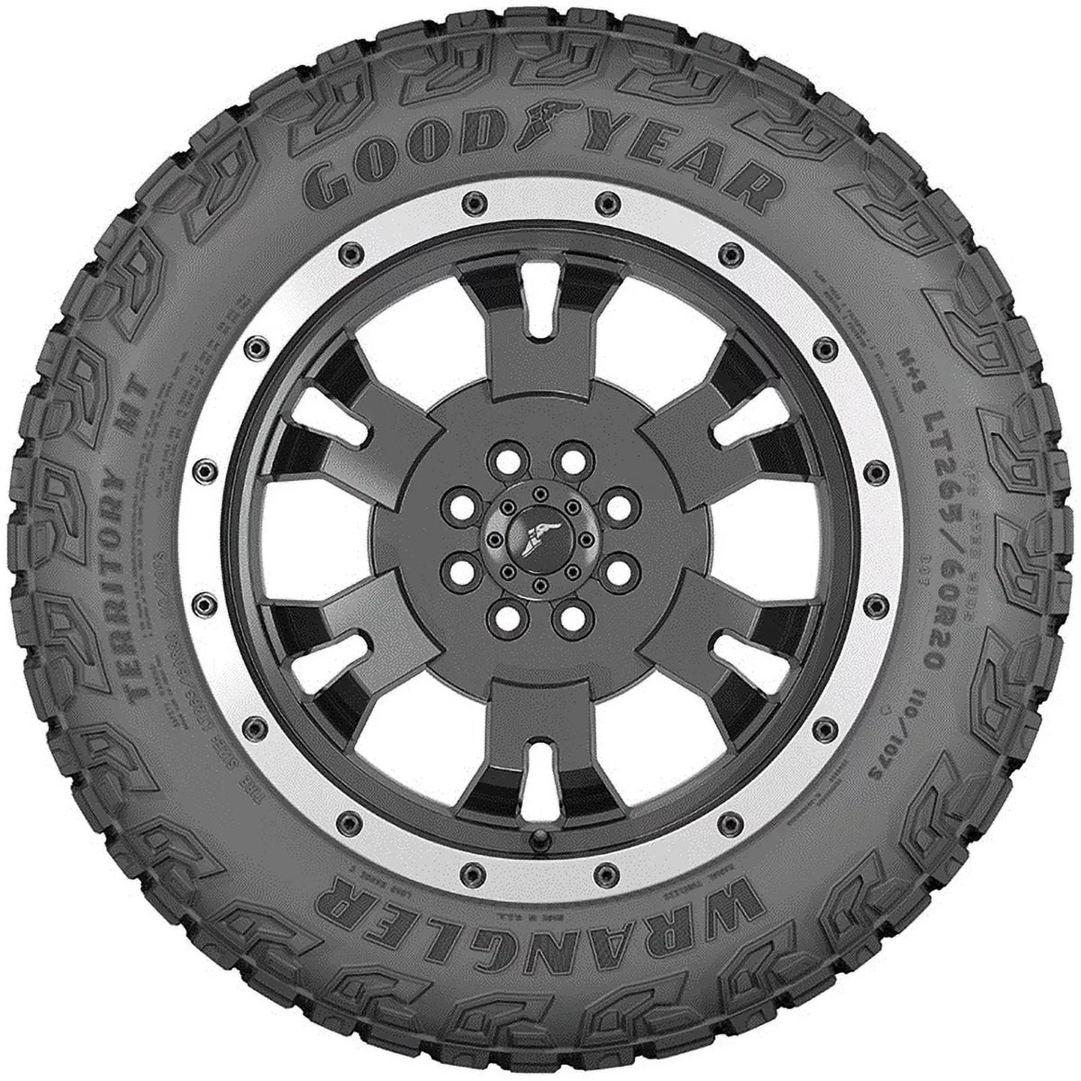 Goodyear Wrangler Territory  /70R17 113S All-Terrain Tire Fits: 2017-22 Ford -150 Raptor, 2022-23 Ford Bronco Everglades