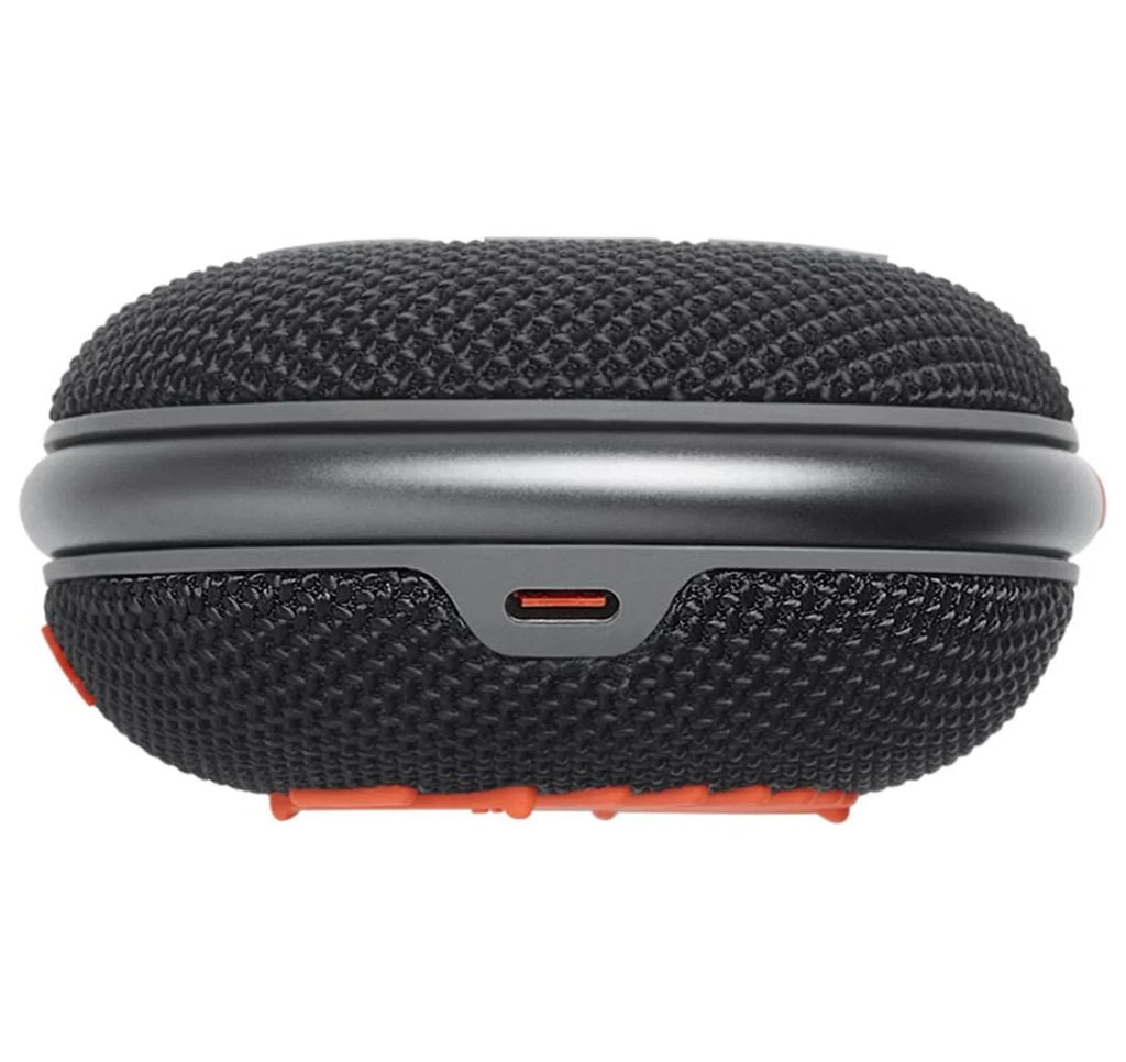Clip 4 Black Orange Portable Bluetooth Speaker (Open Box) Damage Box