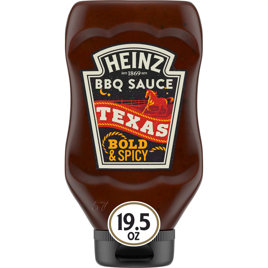 Heinz Texas Style Bold & Spicy  Sauce (19.5 oz Bottles, Pack of 6)