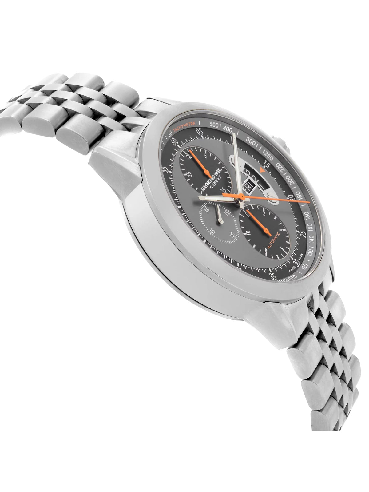 Pre-Owned Raymond Weil Freelancer Titanium Gray Dial Automatic Mens Watch 7745--05609 (Good)