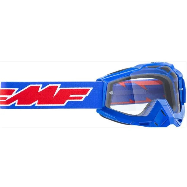 Racing PowerBomb Rocket Goggles (, Blue/Red / Crear Lens)