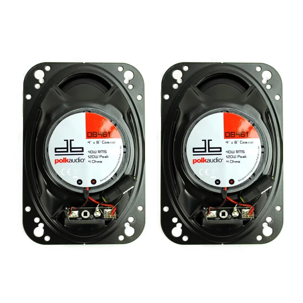Polk Audio  4 x 6-inch 2-way Car Audio Loud Speakers