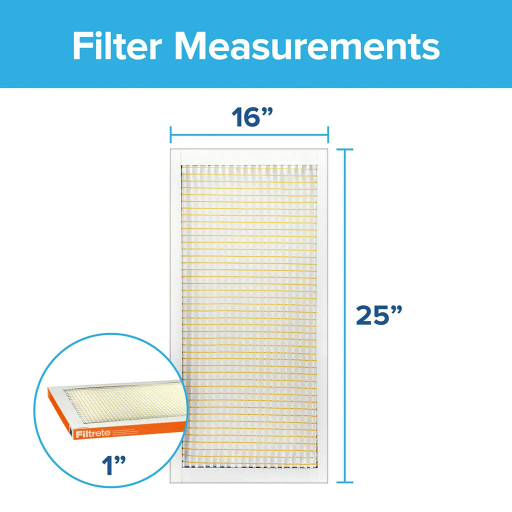 Filtrete 16x25x1,  10, Micro Particle Reduction  Furnace Air Filter, 800 , 4 Filters