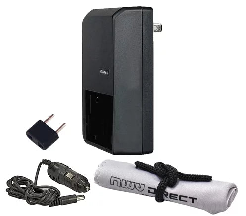 Leica - 3 Off Camera 'Intelligent' Rapid Charger + Nwv Direct Microfiber Cleaning Cloth.