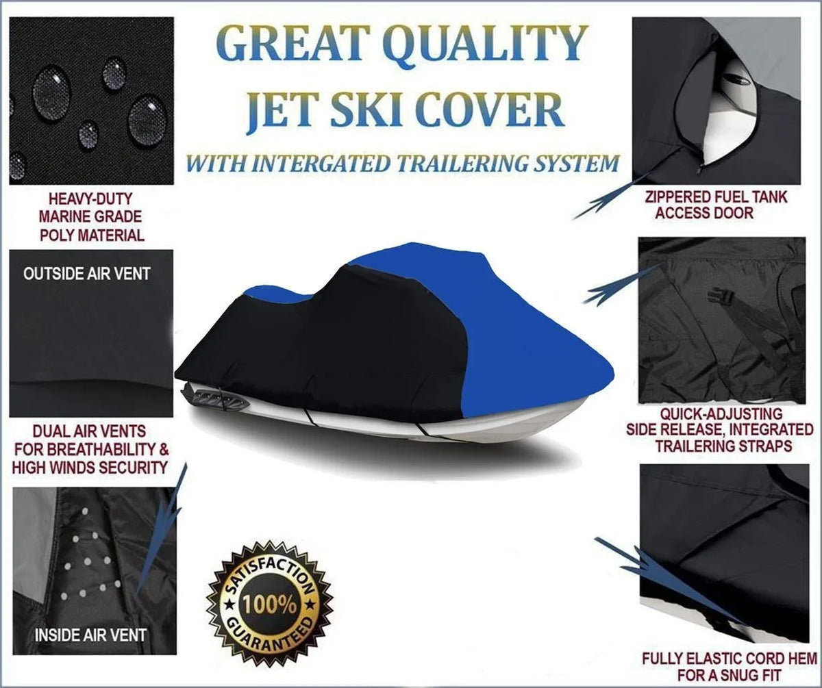 /  - Cover Compatible for  Wave Runner  800 2002 2003 2004 / 1200 2001 2002 2003 2004 2005 Watercraft Jet Ski  Cover