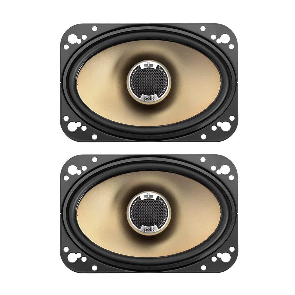 Polk Audio  4 x 6-inch 2-way Car Audio Loud Speakers