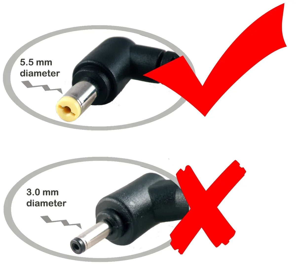 iTEKIRO Car Charger for Acer TravelMate  - --5406 --7462  - --5609 --7832 - --5409 --7653 - --6446