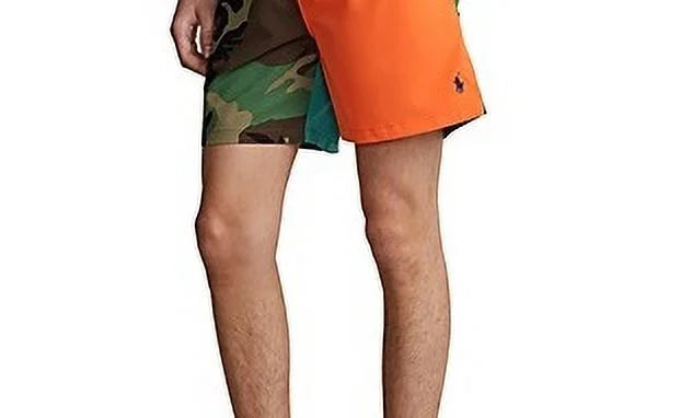 Polo Ralph Lauren Men's Traveler Classic Swim Trunk Green Size -Large