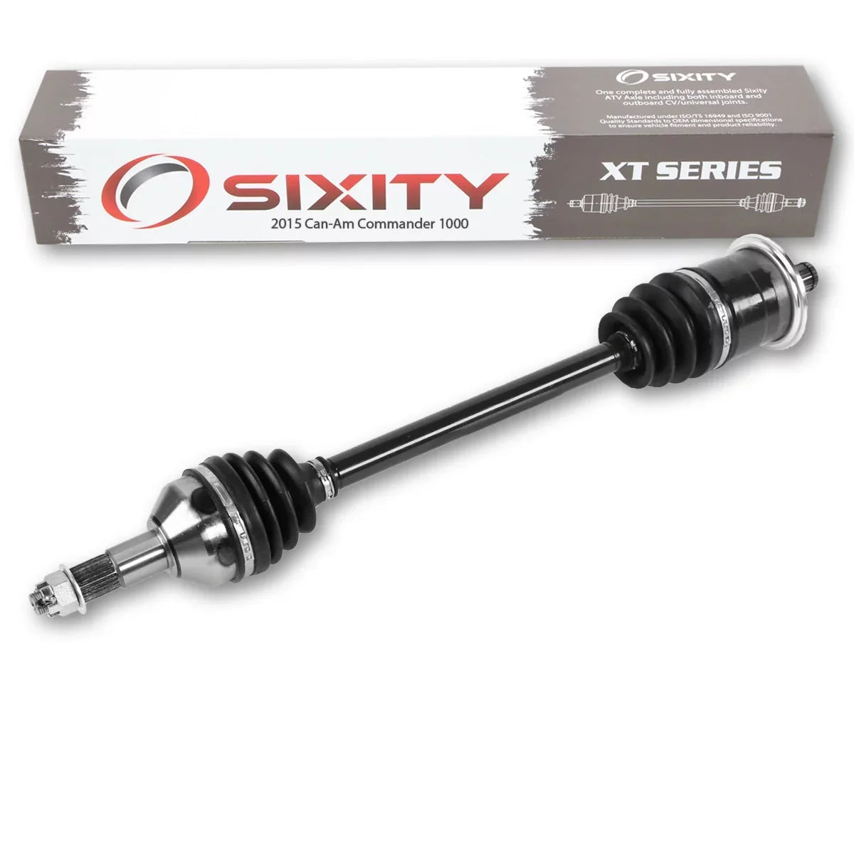 Sixity  Rear Left Axle designed for with Can-Am Commander 1000 2015 -  1000   4X4