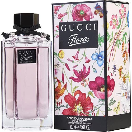 Gu cci_ Flora Gorgeous Gardenia Eau de Toilette, Perfume for Women 100ml/3.3oz +0.067Fl. . / 2ML