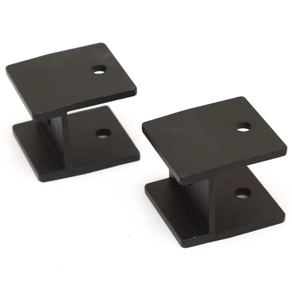 Misty Harbor Boat Bimini -Brackets 99-001523B | Aluminum Black (Pair)