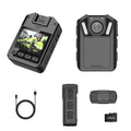 1440P Mini Body Camera - 128GB Wearable Police Body Camcorder with Night Vision - Waterproof Body Cam with Audio and Video Recording for Law Enforcement Security Guard Home