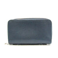Pre-Owned Louis Vuitton Taiga Zippy   Men's Taiga Leather Long Wallet (bi-fold) Navy Blue (Good)