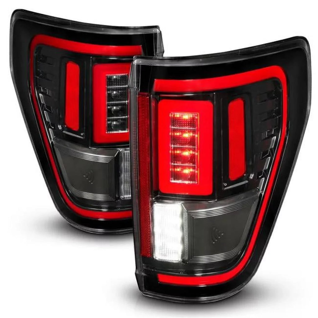 21-23 Ford -150  Taillights Seq. Signal w/ Cover - Black Housing Fits select: 2022  , 2021