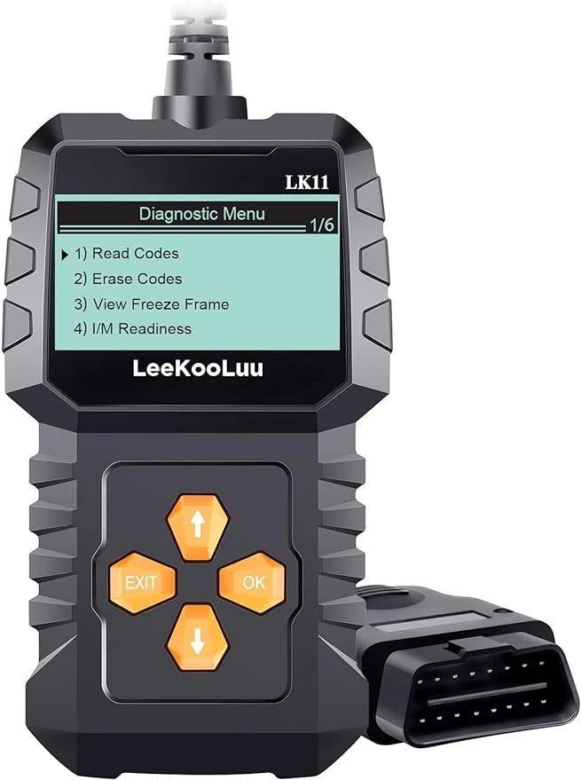 Scanner Clear Reset Engine Alert Code - Plug and Play Easy to Setup Use Professional Code Reader Scan Diagnostic for Cars Since 1996 with Freeze Frame// Readiness - LeeKooLuu