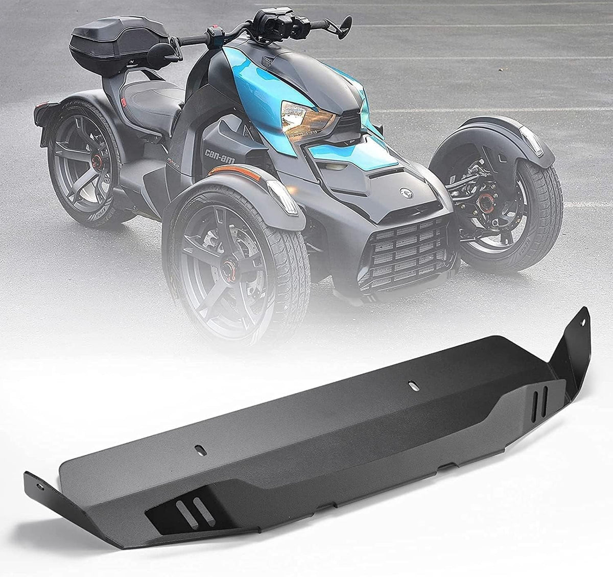 &   Ryker Aluminum Radiator Protector Plate for Can-Am Ryker All Models