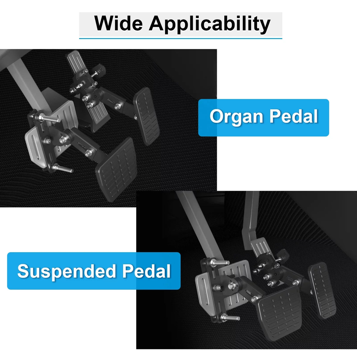 DriFeez Gas and Brake Pedal Extenders for Short Drivers People Driving Cars Adjustable Length and Angle, Black