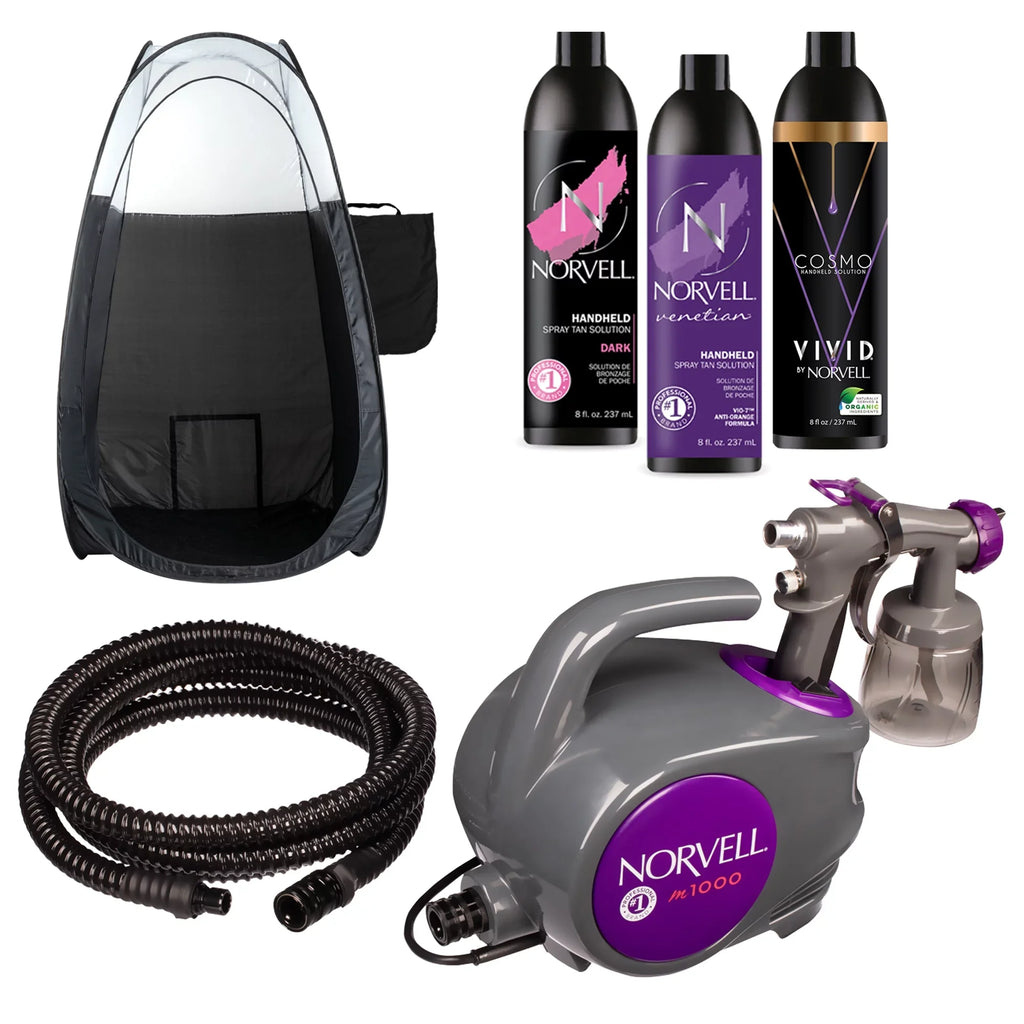 Norvell  Spray Tan Machine and Tanning Solution with Naked Sun Tent