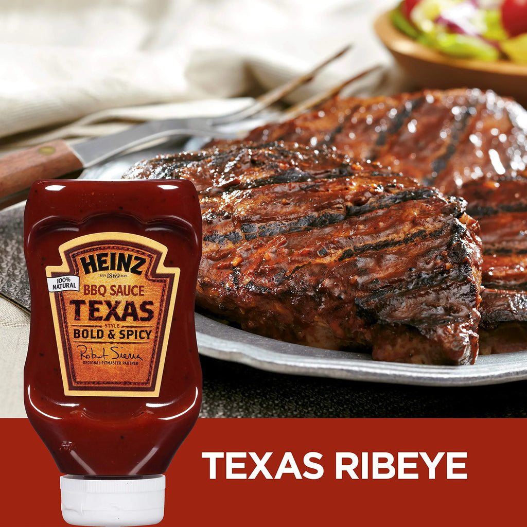Heinz Texas Style Bold & Spicy  Sauce (19.5 oz Bottles, Pack of 6)