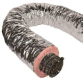 14" Silver or Grey Flex QuietFlex Insulated Flexible Duct  25'