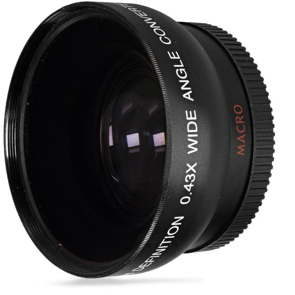 Hi-Def 2-Pc Lens Kit Telephoto & Wide Angle Lens Set For Panasonic Lumix - (58mm Size Compatible)