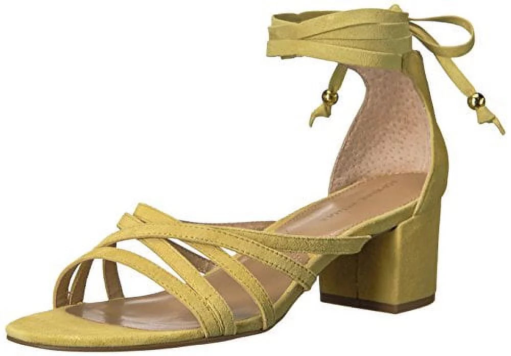 Footwear Women's Alesia Heeled Sandal, Yellow, 7.5